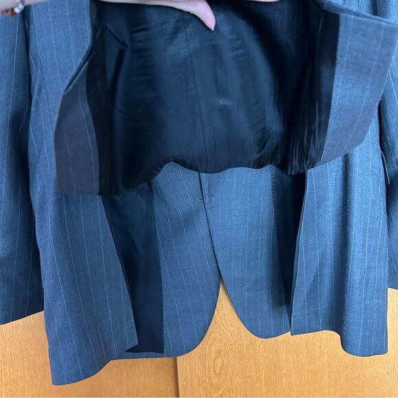 John Varvatos Premium Tailored Delancy Charcoal Blazer Size 42 Long - Picture 6 of 14
